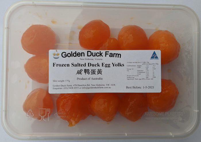 Salted Duck Egg Yolk (10 yolks/pack)